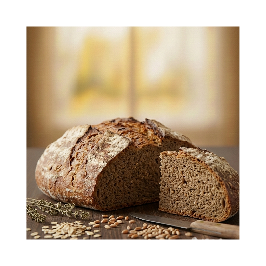 Rustikales Dinkelbrot: Exotik "Oriental Walnut & Date"